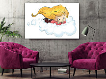 Obraz pre dievčatá Na obláčiku 1408